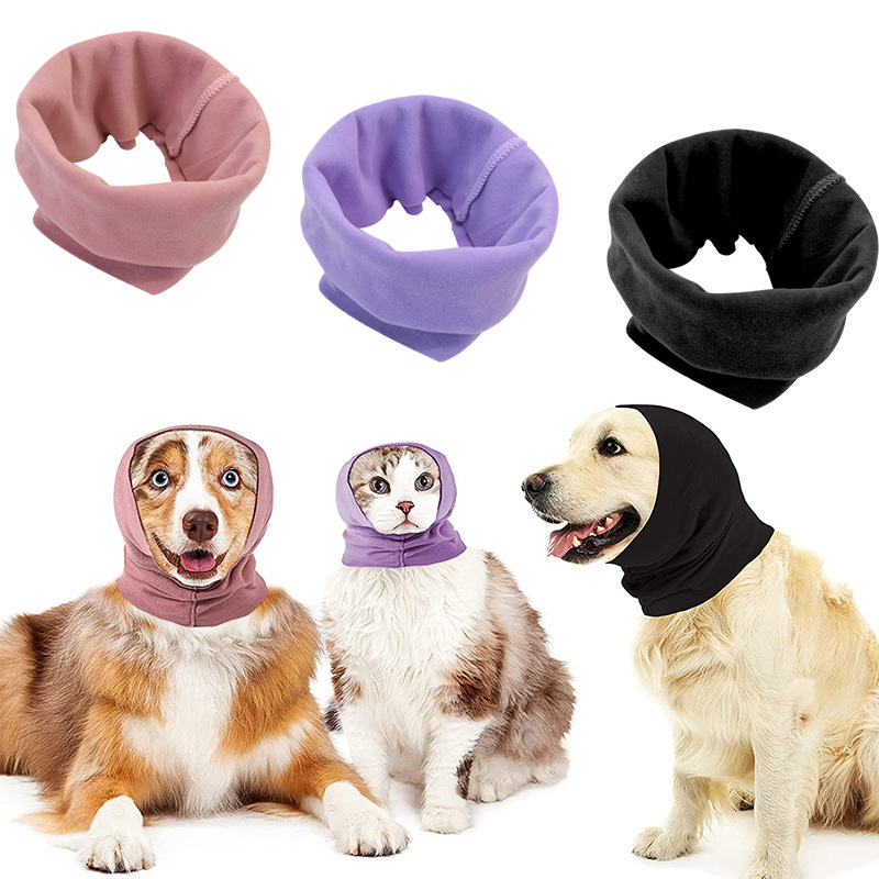 Windsor Knot Tie - 犬用帽子 犬用耳あて 暖かい防音耳あて ペット耳カバー布帽子 冬用防風帽子 子犬ペットアクセサリー