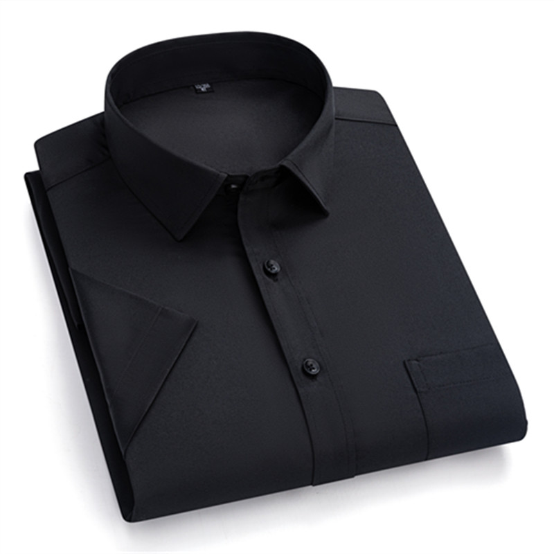 Large Men Formal Wear - プラスサイズ 7XL 夏用 メンズドレスシャツ カジュアル クール