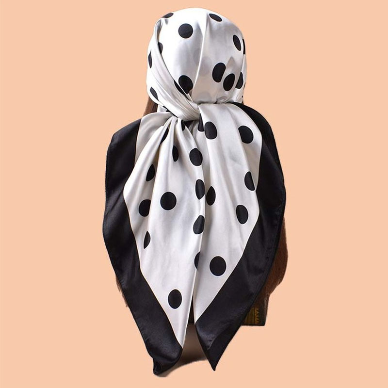 90*90 センチメートル高級水玉模様シルクスクエアスカーフ - Windsor Knot Tie のレビューと価格