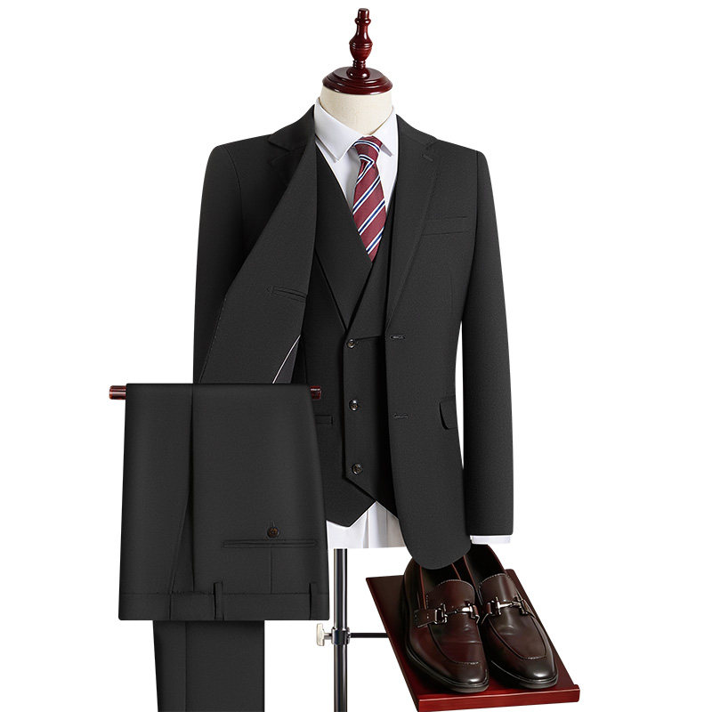メンズカーキ3ピーススリムフィットビジネススーツセット、ビジ - Khaki Formal Wear Men のレビューと価格