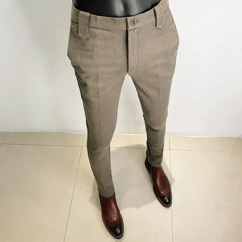 男性用の厚手の袖付きウールジャンプスーツ,ビジネス用のストラ - Men Formal Wear Office のレビューと価格