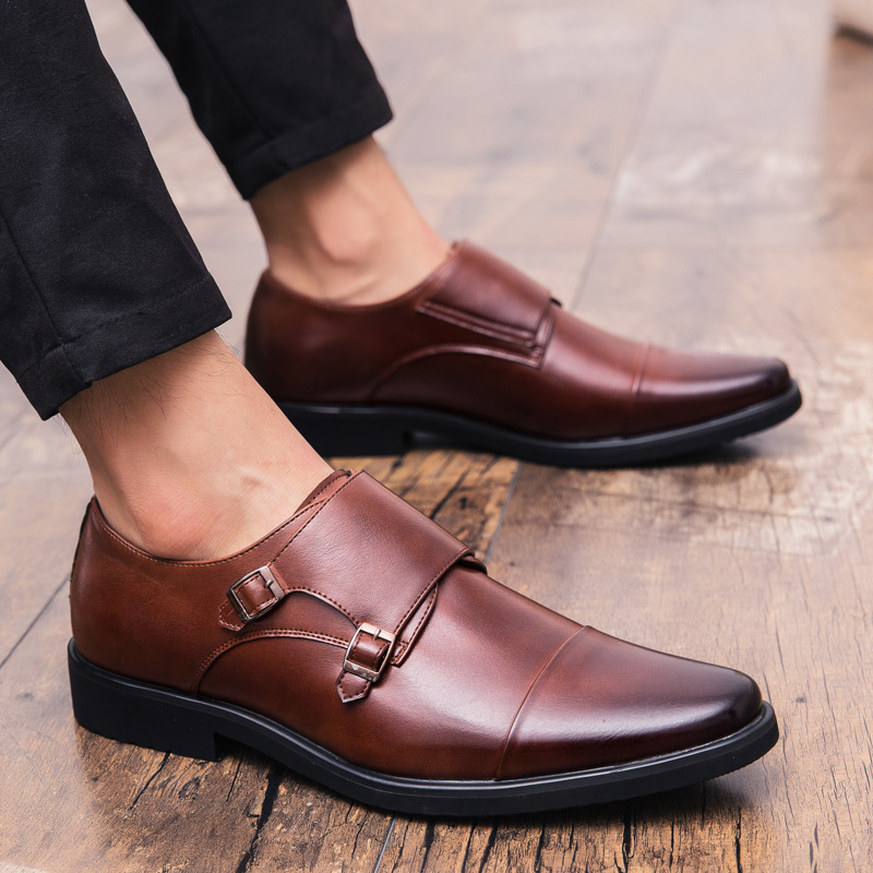 メンズオックスフォードシューズ ブラックとブラウン フォーマ - Large Men Formal Wear のレビューと価格