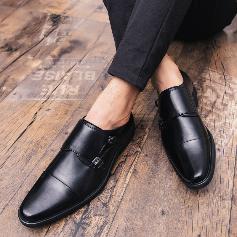 メンズオックスフォードシューズ ブラックとブラウン フォーマ - Large Men Formal Wear のレビューと価格