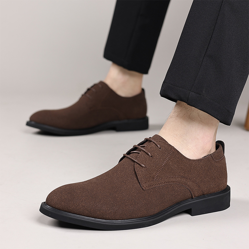 大きいサイズ（40～49）スエードビジネスシューズ、メンズカ - Large Men Formal Wear のレビューと価格