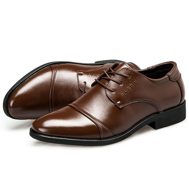 大きいサイズのメンズレザーシューズ、ビジネスドレスシューズ、 - Large Men Formal Wear のレビューと価格