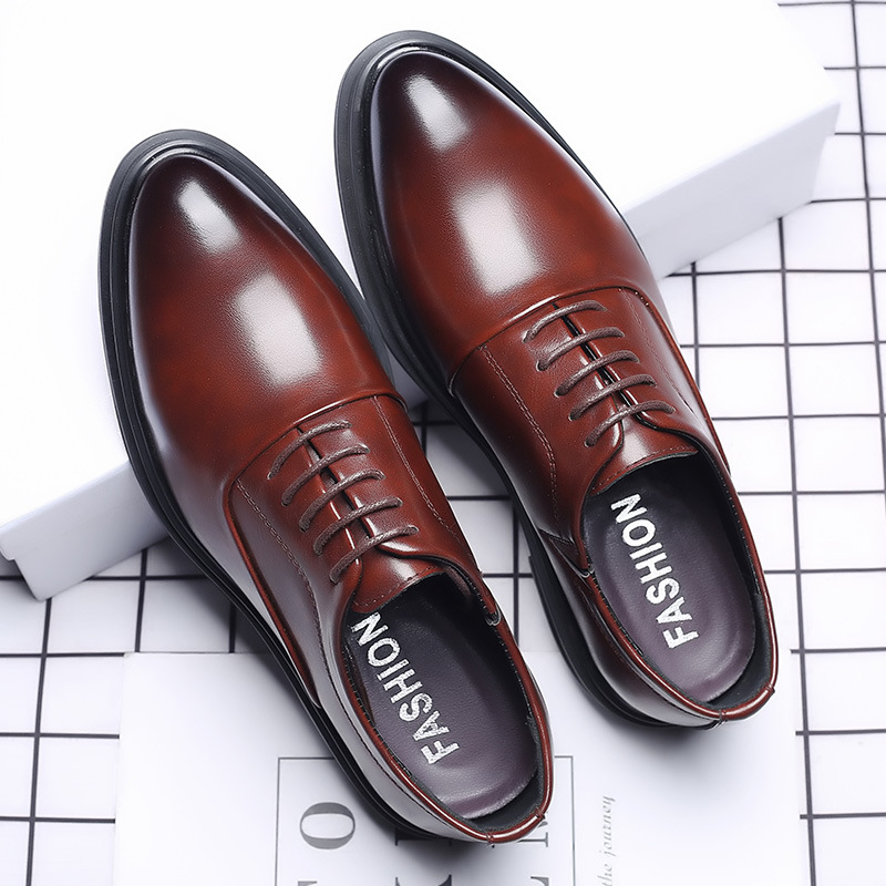 男性ドレスシューズフォーマルオックスフォードクラシックビジネ - Men Formal Wear Office のレビューと価格