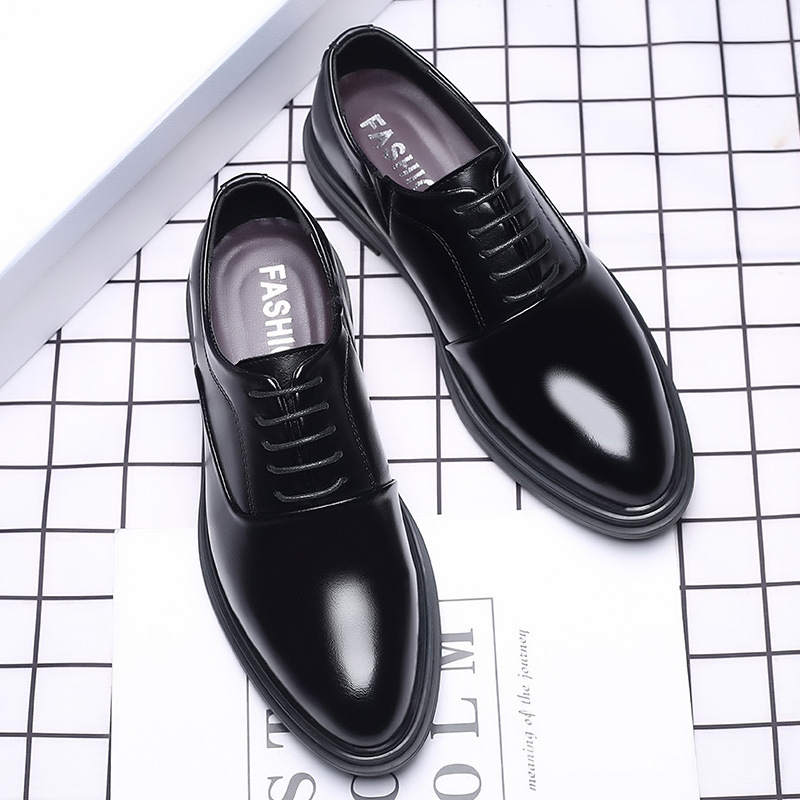 男性ドレスシューズフォーマルオックスフォードクラシックビジネ - Men Formal Wear Office のレビューと価格