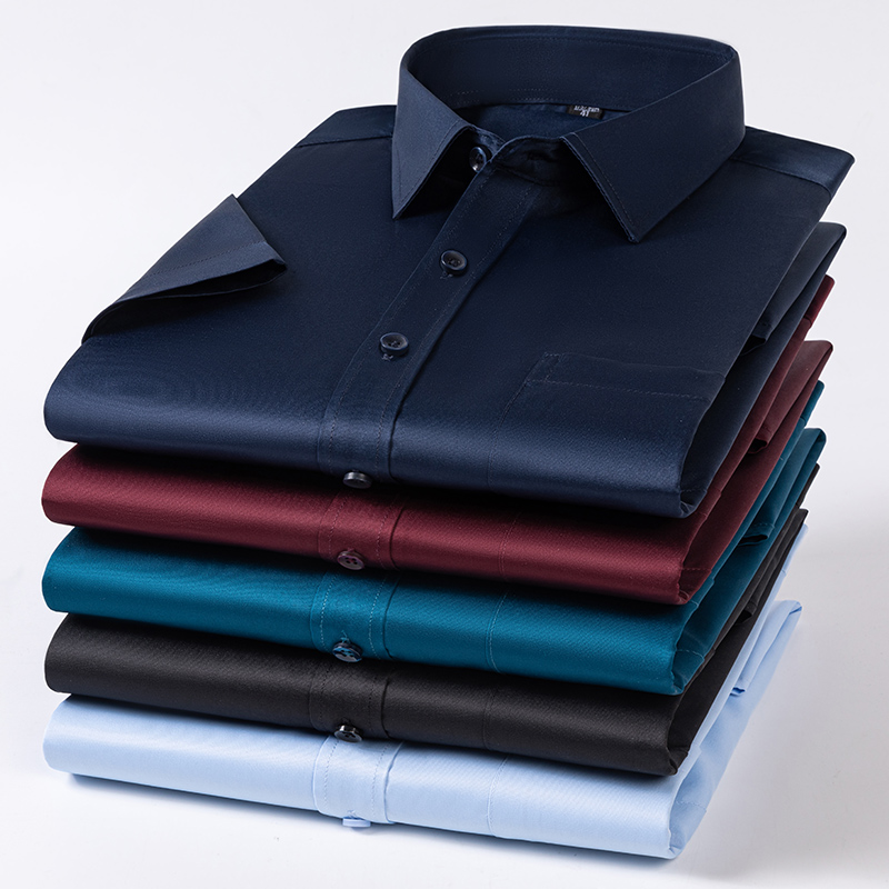 プラスサイズ 7XL 夏用 メンズドレスシャツ カジュアル  - Large Men Formal Wear のレビューと価格
